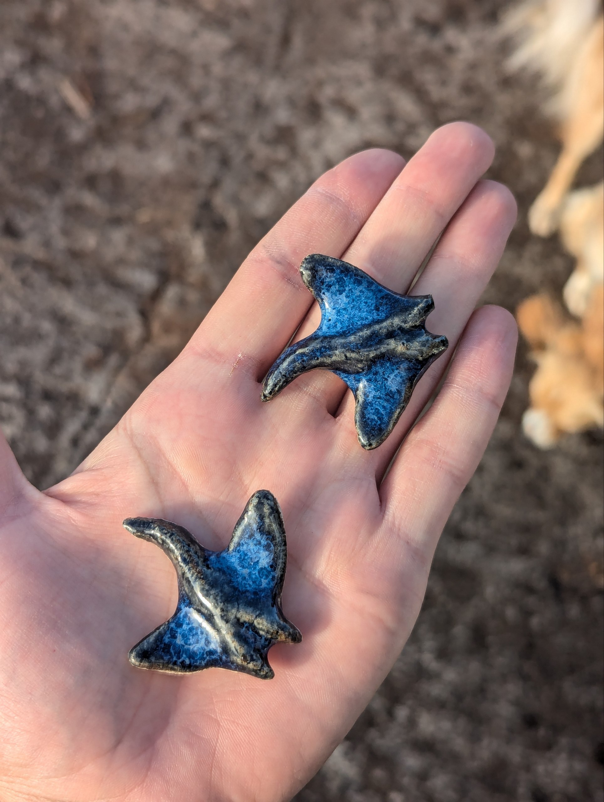 Stingray / Flower — Magnet / Pin / Brooch / Pendant — 5