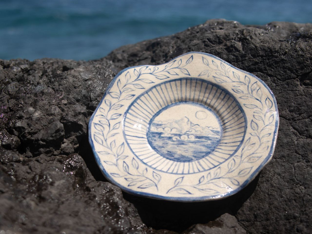 Blue Landscape Bowl — photo 1