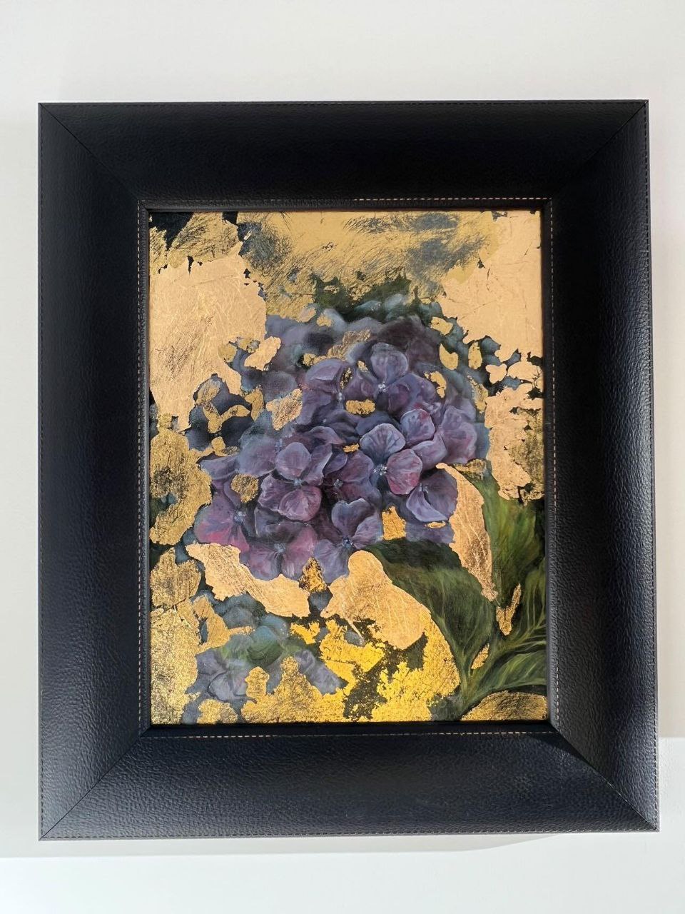 Hydrangea in Gold Leaf — photo 1